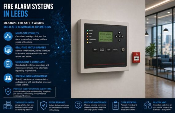 Fire Alarm Systems in Leeds: Managing Fire Safety Across Multi-Site Commercial Operations