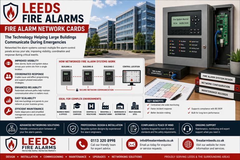 Leeds Fire Alarm Network Cards – The Technology Helping Large Buildings Communicate During Emergencies